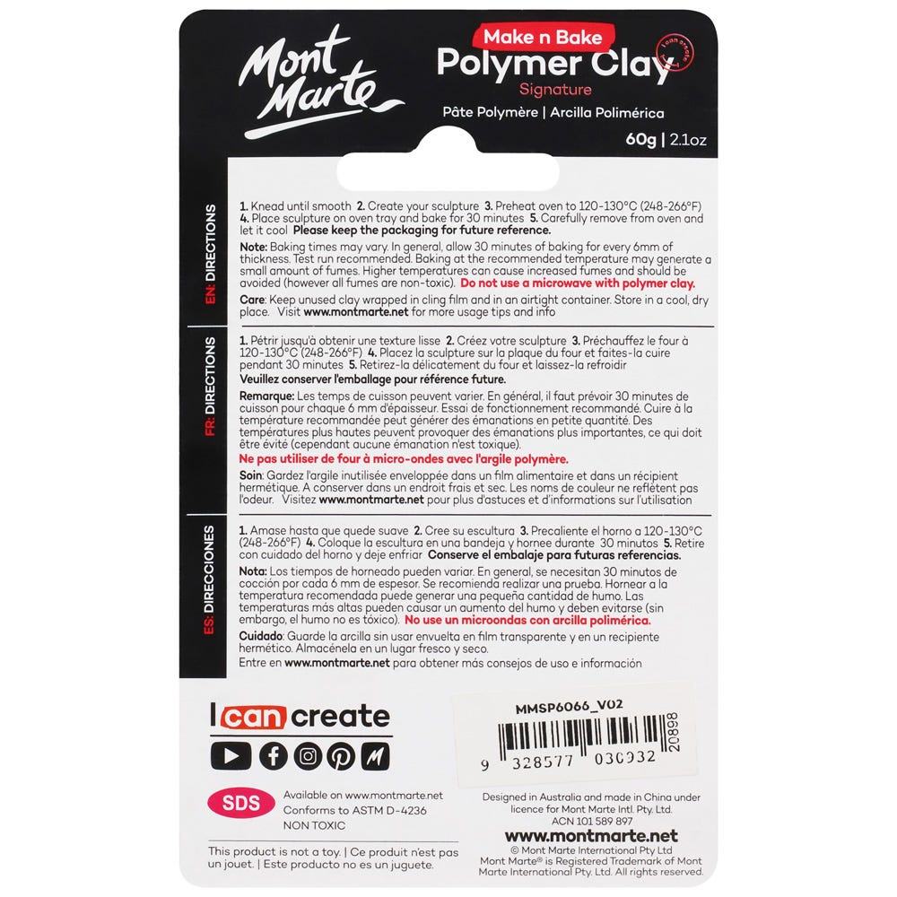 Make n Bake Polymer Clay Signature 60g (2.1oz) - Bronze - Image 2