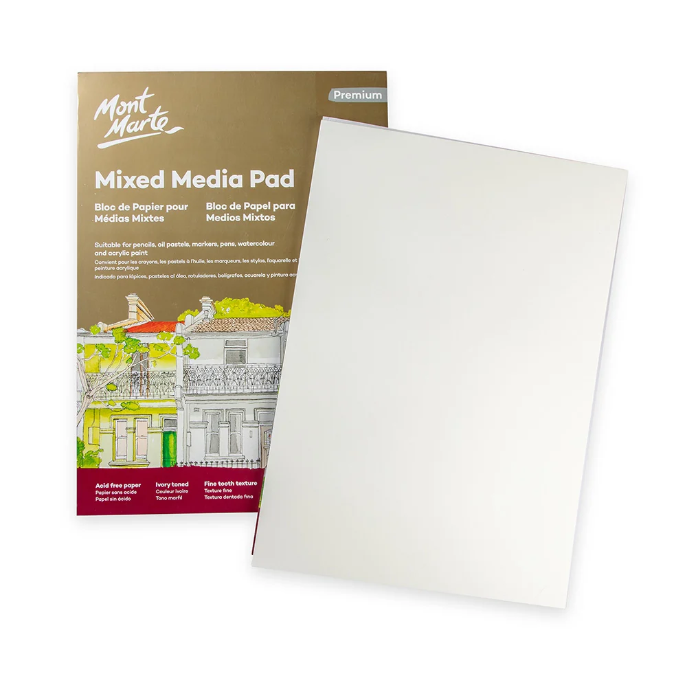 Mixed Media Pad Premium 300gsm A3 15 Sheets - Image 4