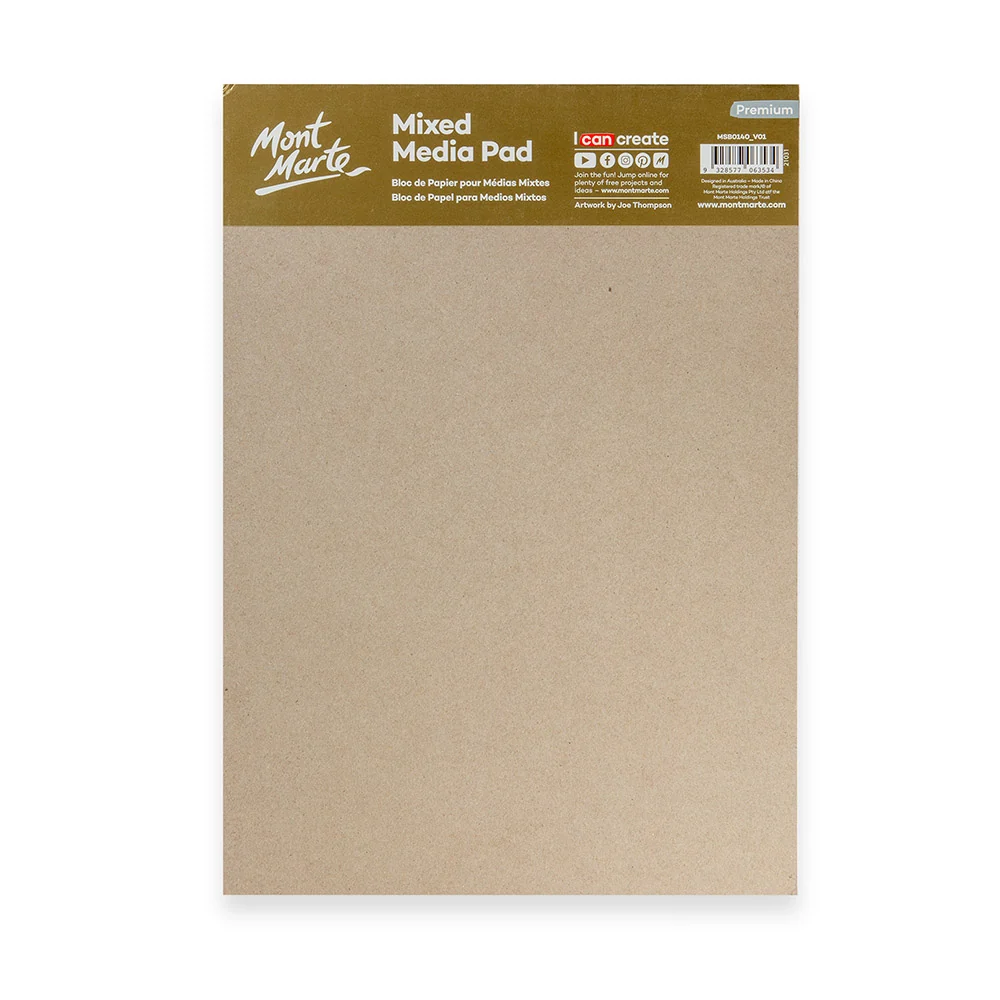 Mixed Media Pad Premium 300gsm A4 15 Sheets - Image 3