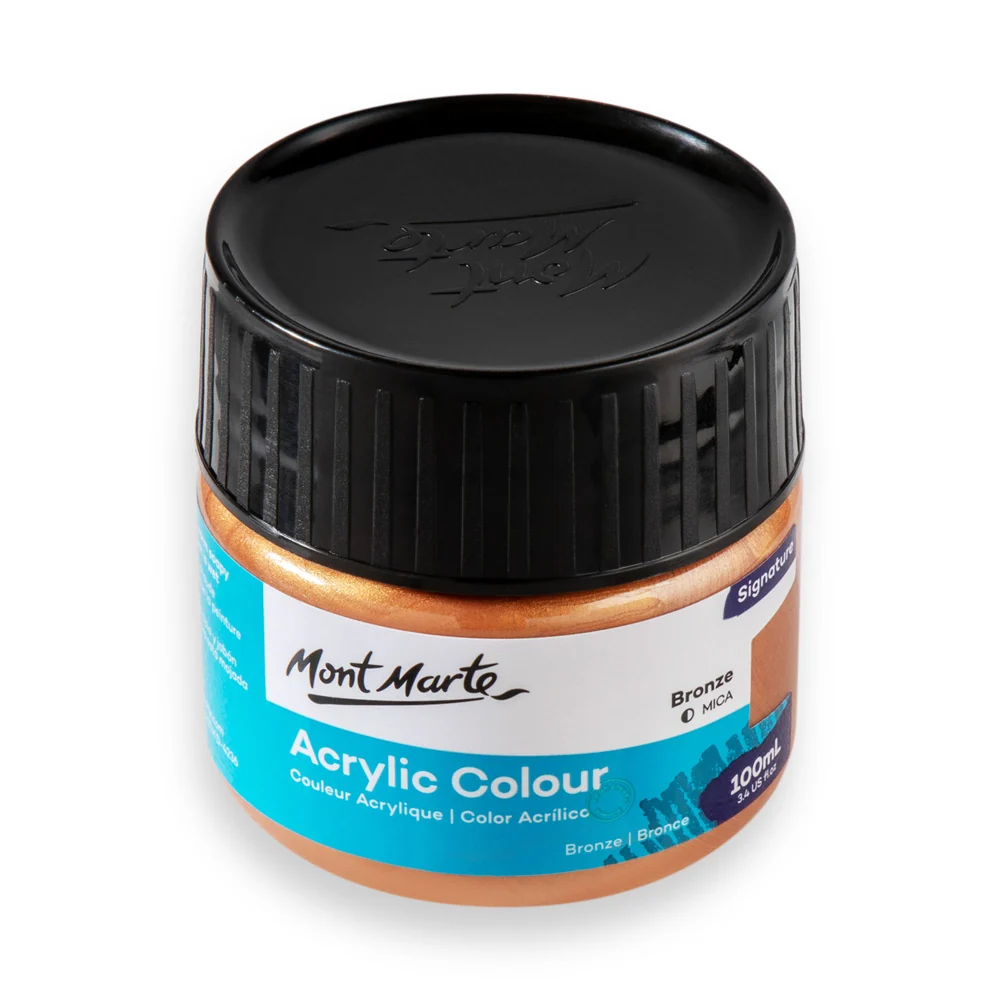 Acrylic Colour Paint Signature 100ml (3.4 US fl.oz) - Bronze - Image 3