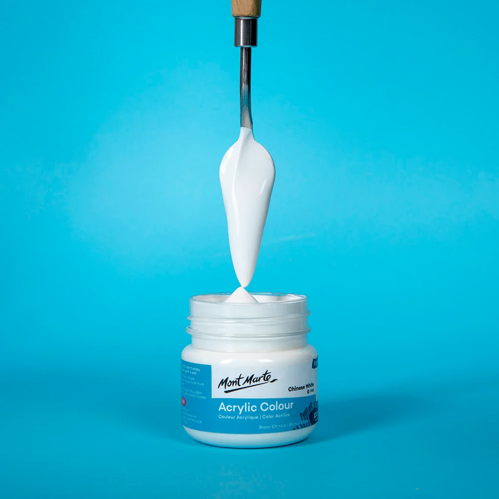Acrylic Colour Paint Signature 100ml (3.4 US fl.oz) - Chinese White - Image 2