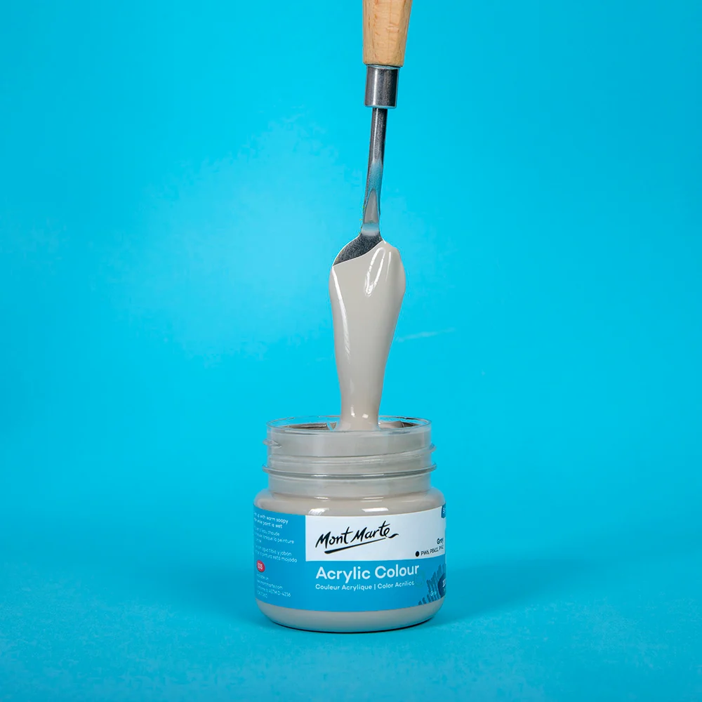 Acrylic Colour Paint Signature 100ml (3.4 US fl.oz) - Grey - Image 2