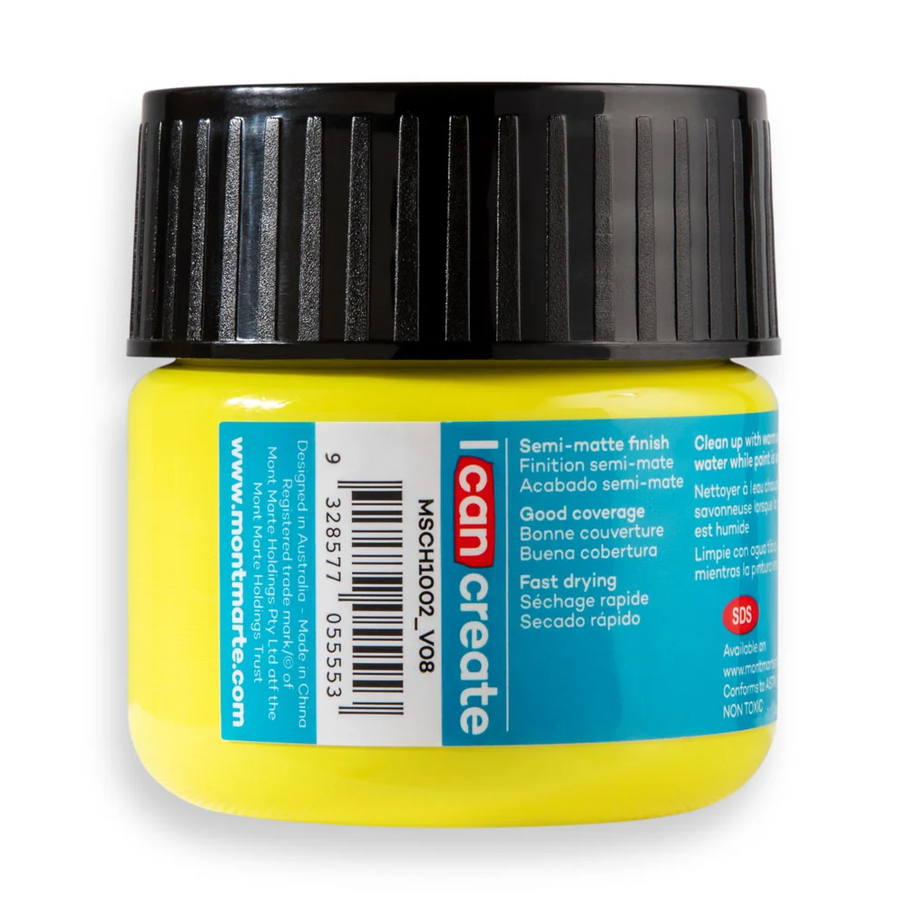 Acrylic Colour Paint Signature 100mL (3.4 US fl.oz) - Lemon Yellow - Image 4