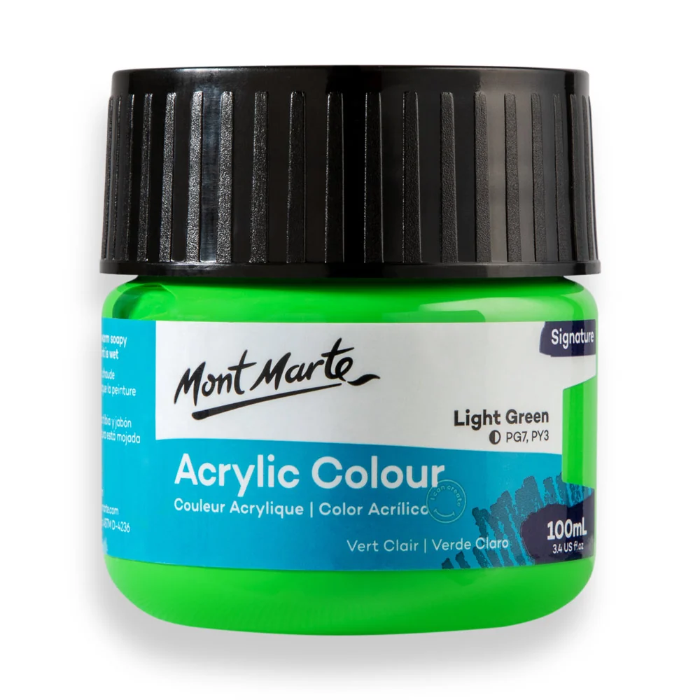 Acrylic Colour Paint Signature 100ml (3.4 US fl.oz) - Light Green