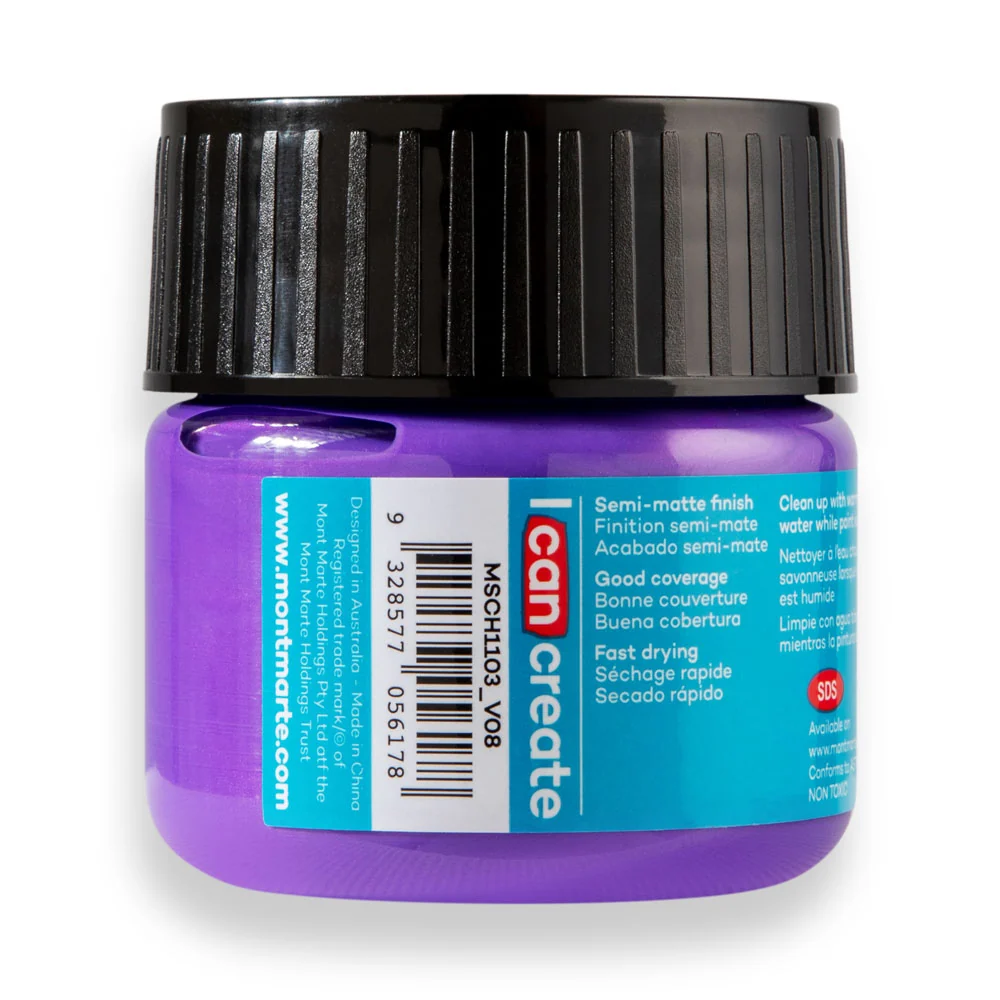 Acrylic Colour Paint Signature 100ml (3.4 US fl.oz) - Metallic Purple - Image 4
