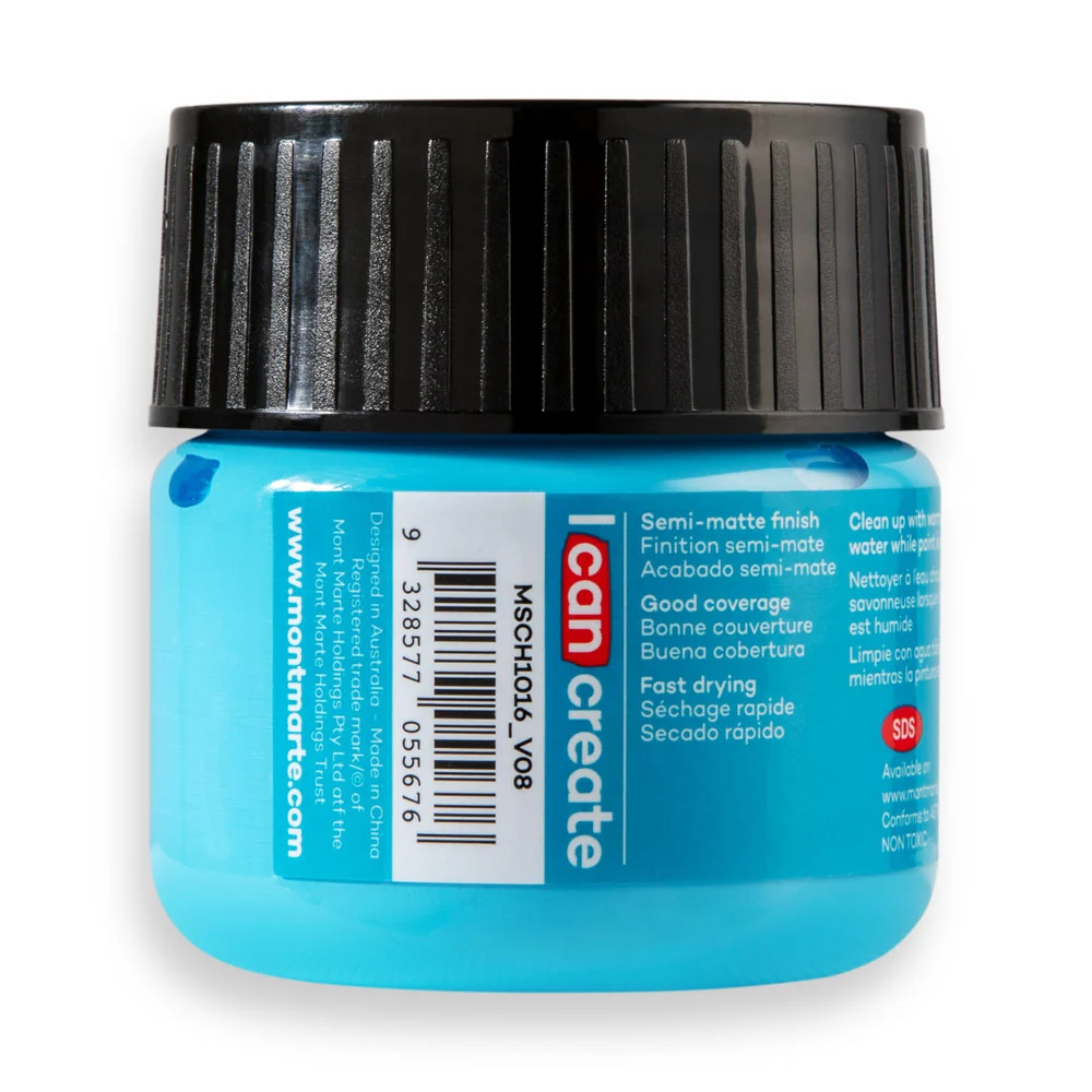 Acrylic Colour Paint Signature 100ml (3.4 US fl.oz) - Sky Blue - Image 4