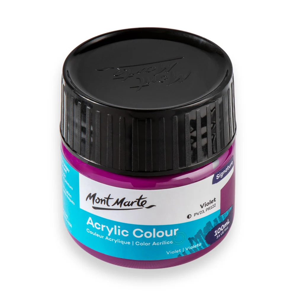 Acrylic Colour Paint Signature 100ml (3.4 US fl.oz) - Violet - Image 3