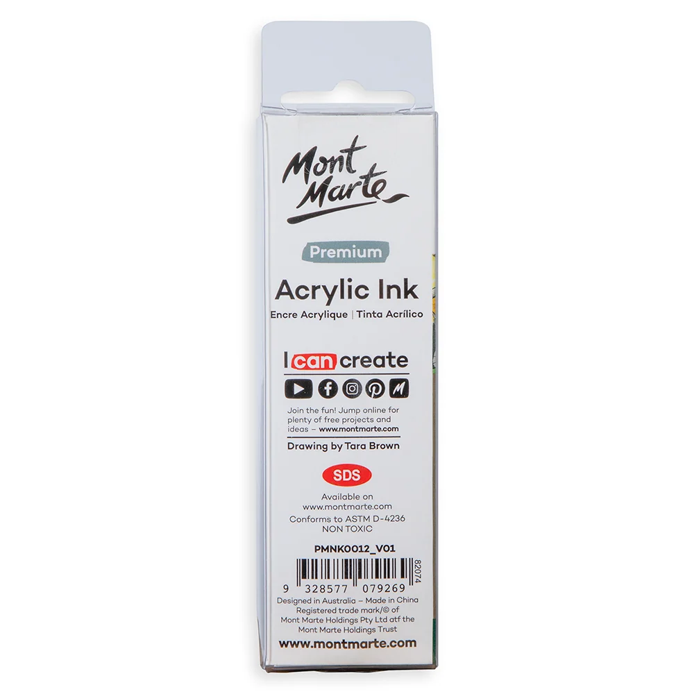 Acrylic Ink Premium 50mL (1.69 US fl.oz) – Sap Green - Image 5