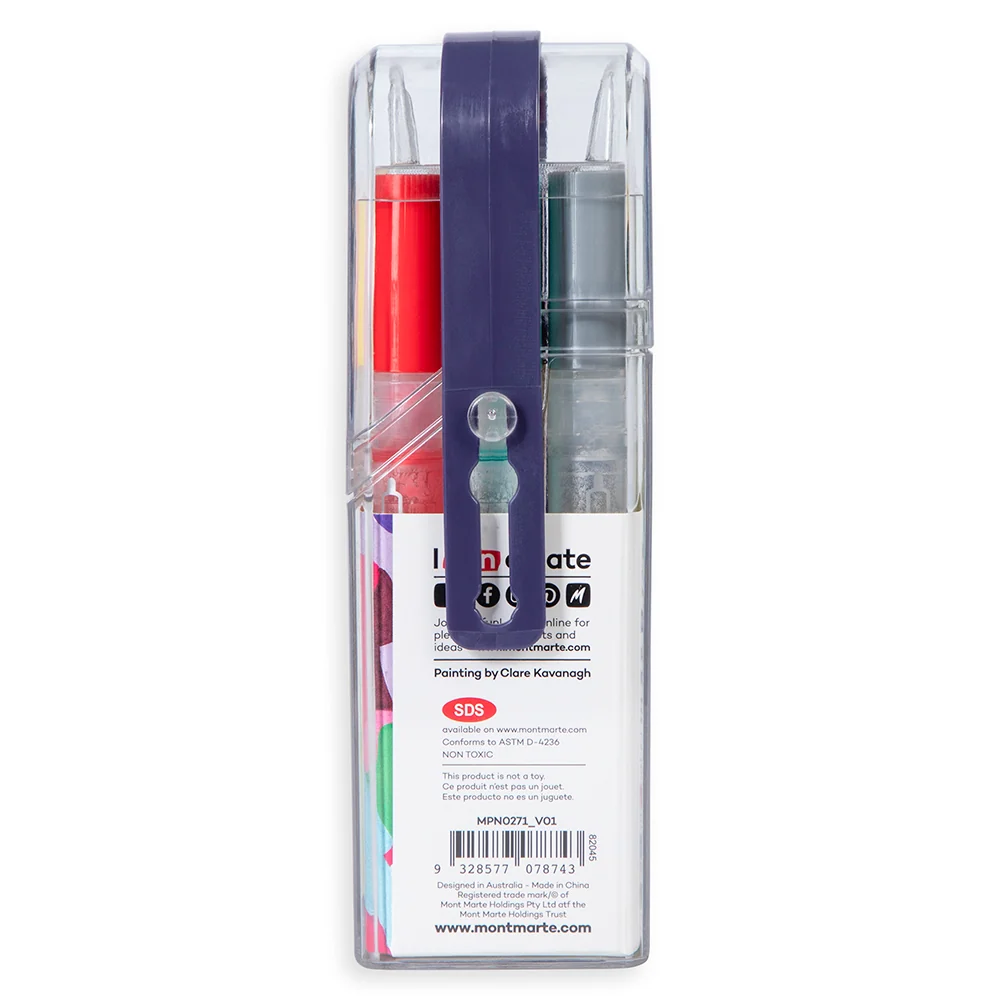 Acrylic Paint Pens in Case Broad Tip Signature 12pc - Image 3