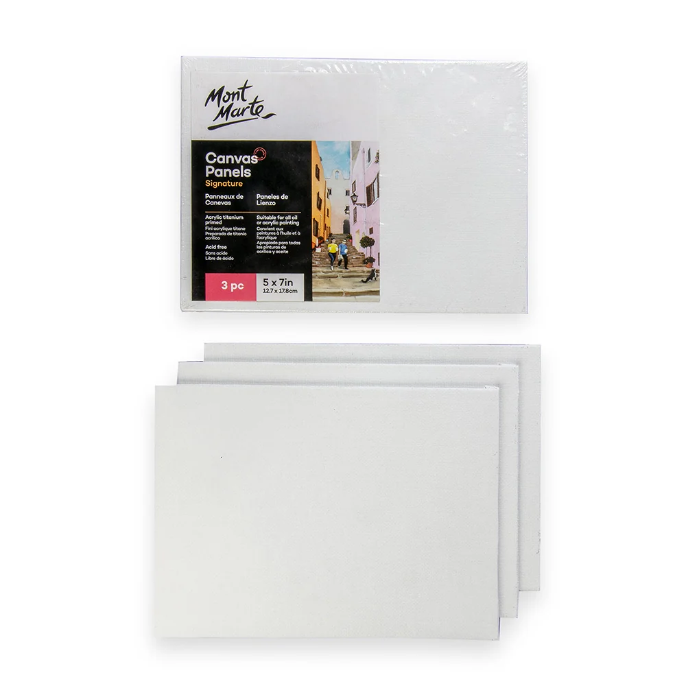 Canvas Panels Signature 3pc 12.7 x 17.8cm (5 x 7in) - Image 2
