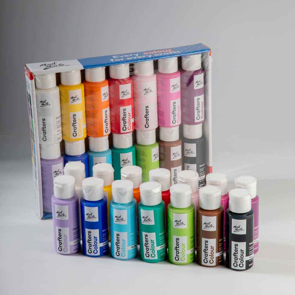 Crafters Colour Paint Set Discovery 14 x 60ml (2 US fl.oz) - Image 3