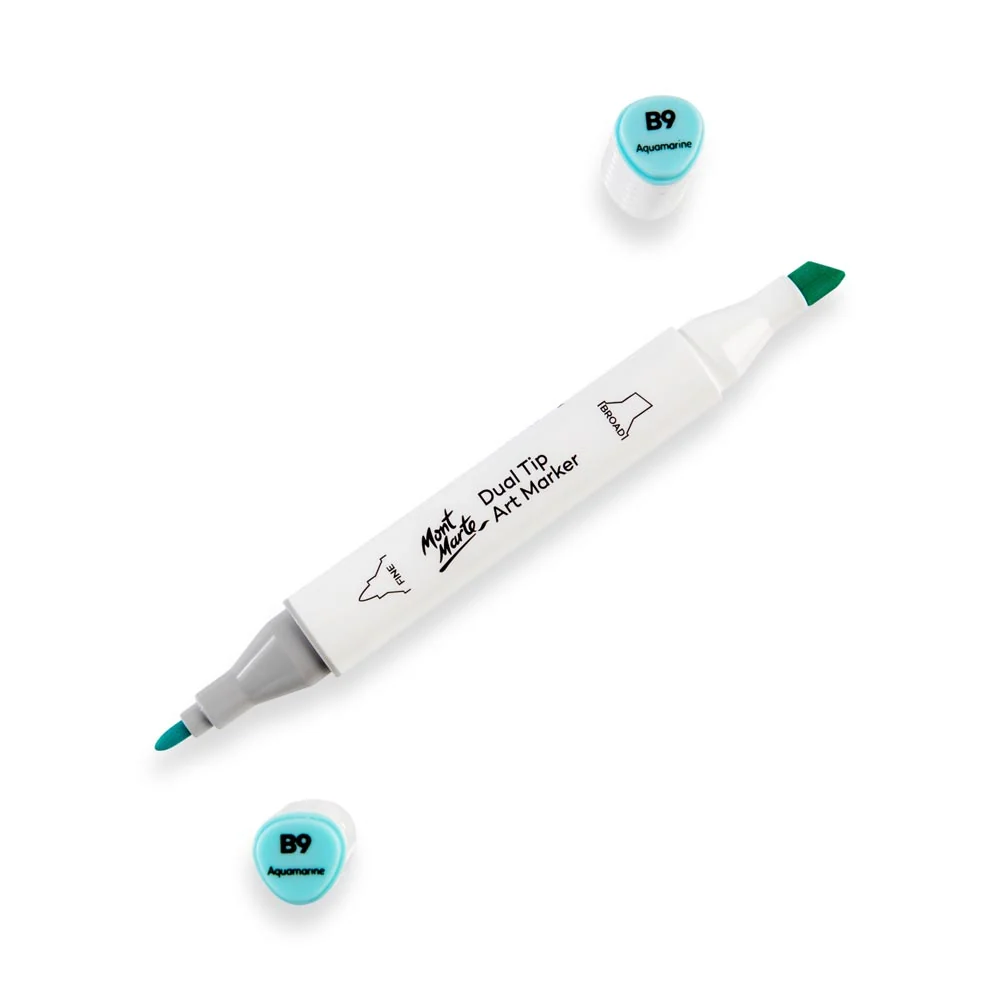 Dual Tip Art Marker Premium - Aquamarine B9