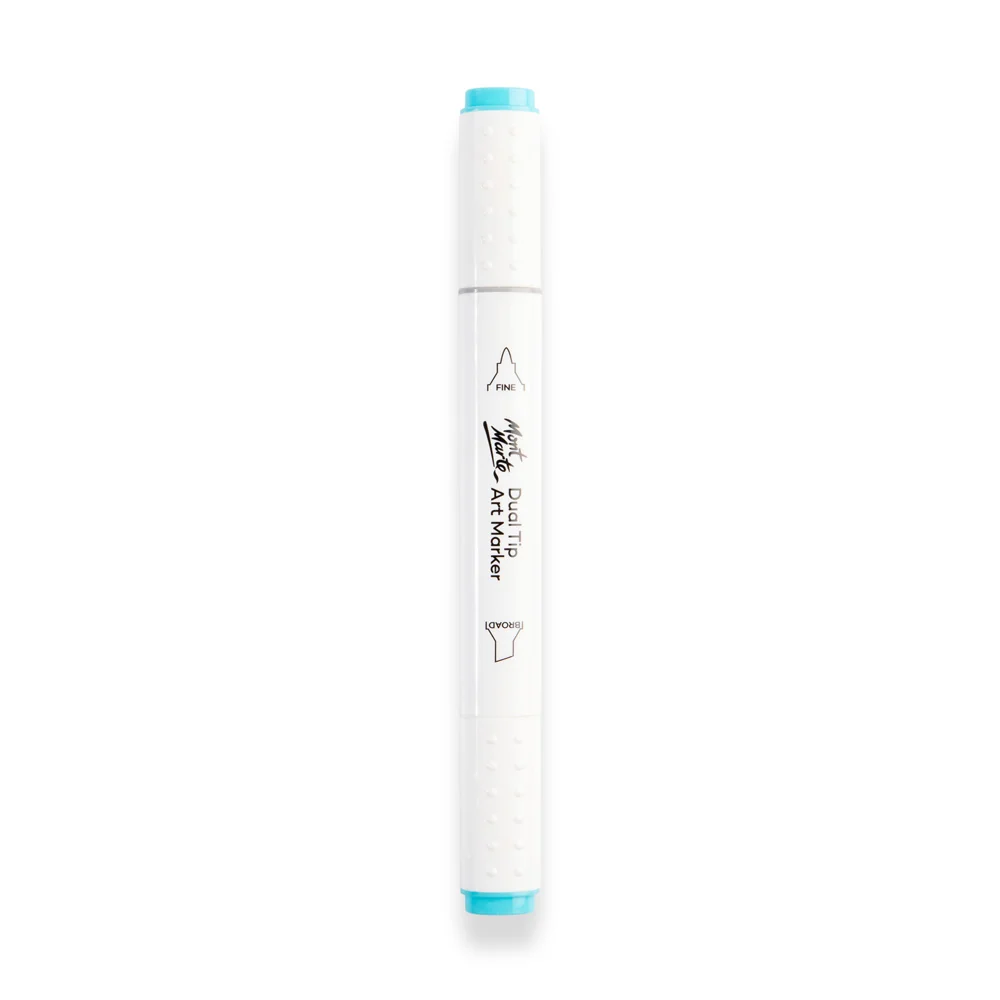Dual Tip Art Marker Premium - Cyan B5 - Image 2