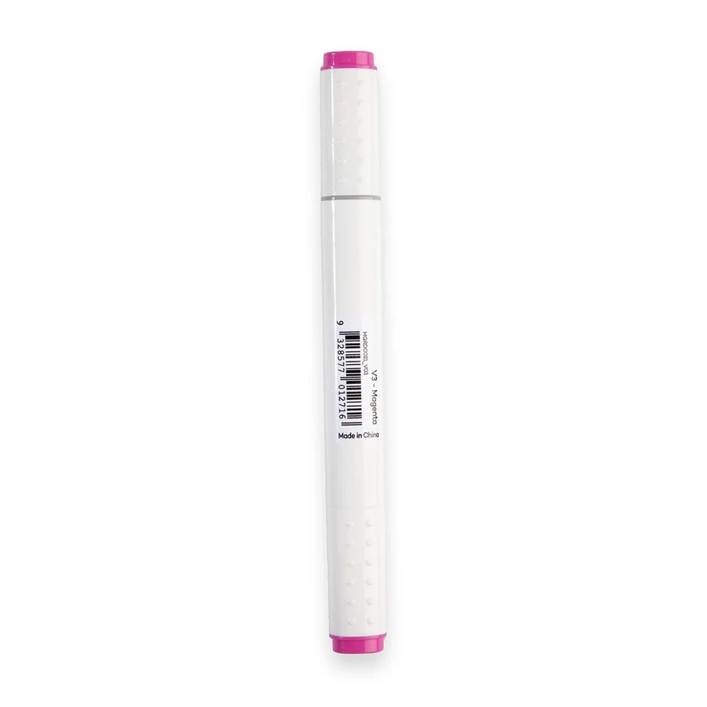 Dual Tip Art Marker Premium - Magenta V3 - Image 3