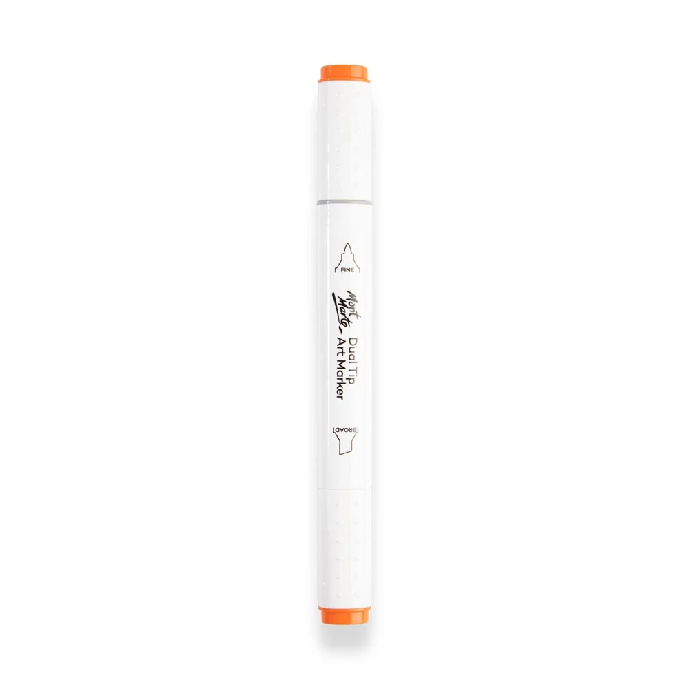 Dual Tip Art Marker Premium - Orange O3 - Image 2