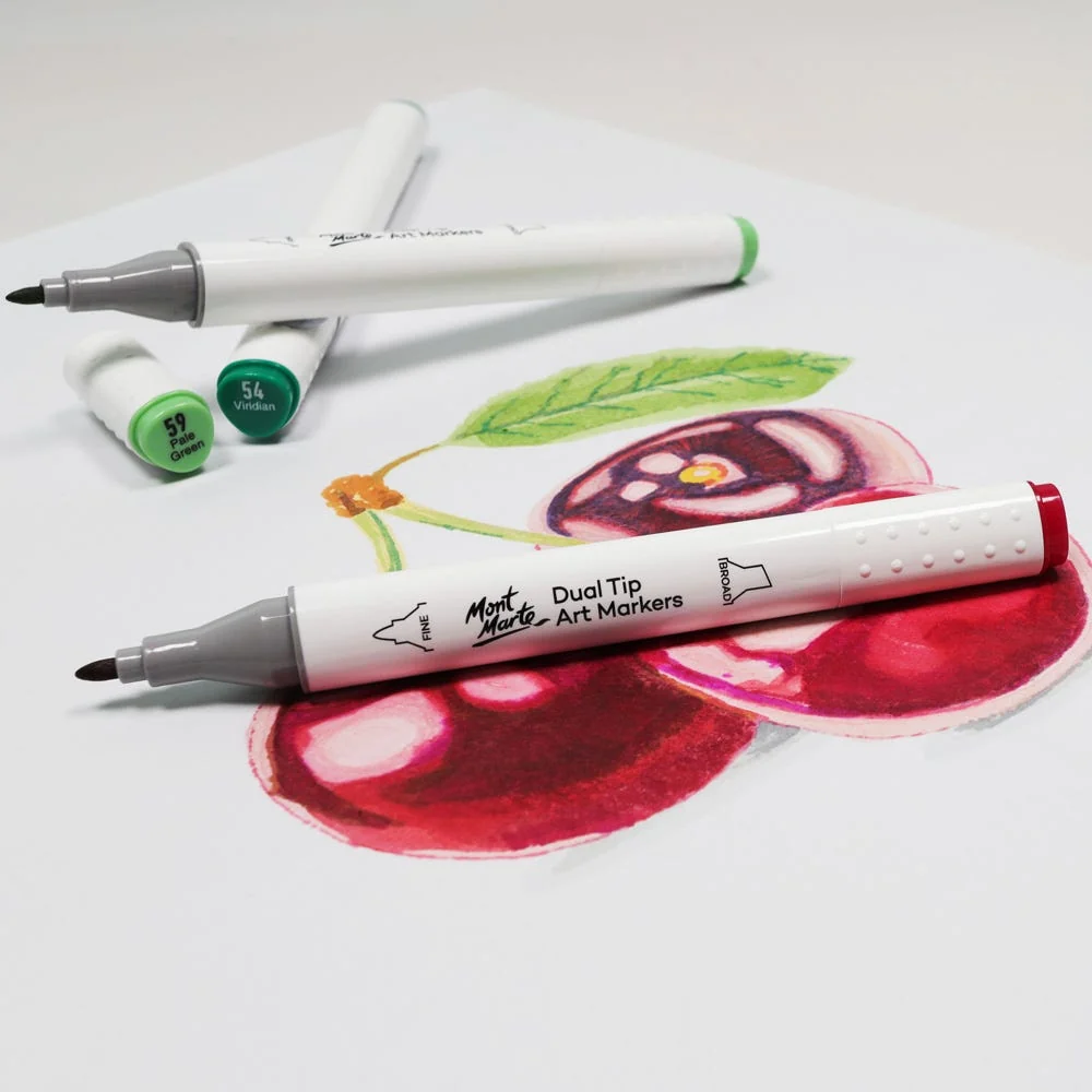 Dual Tip Art Marker Premium - Pear Green G8 - Image 6