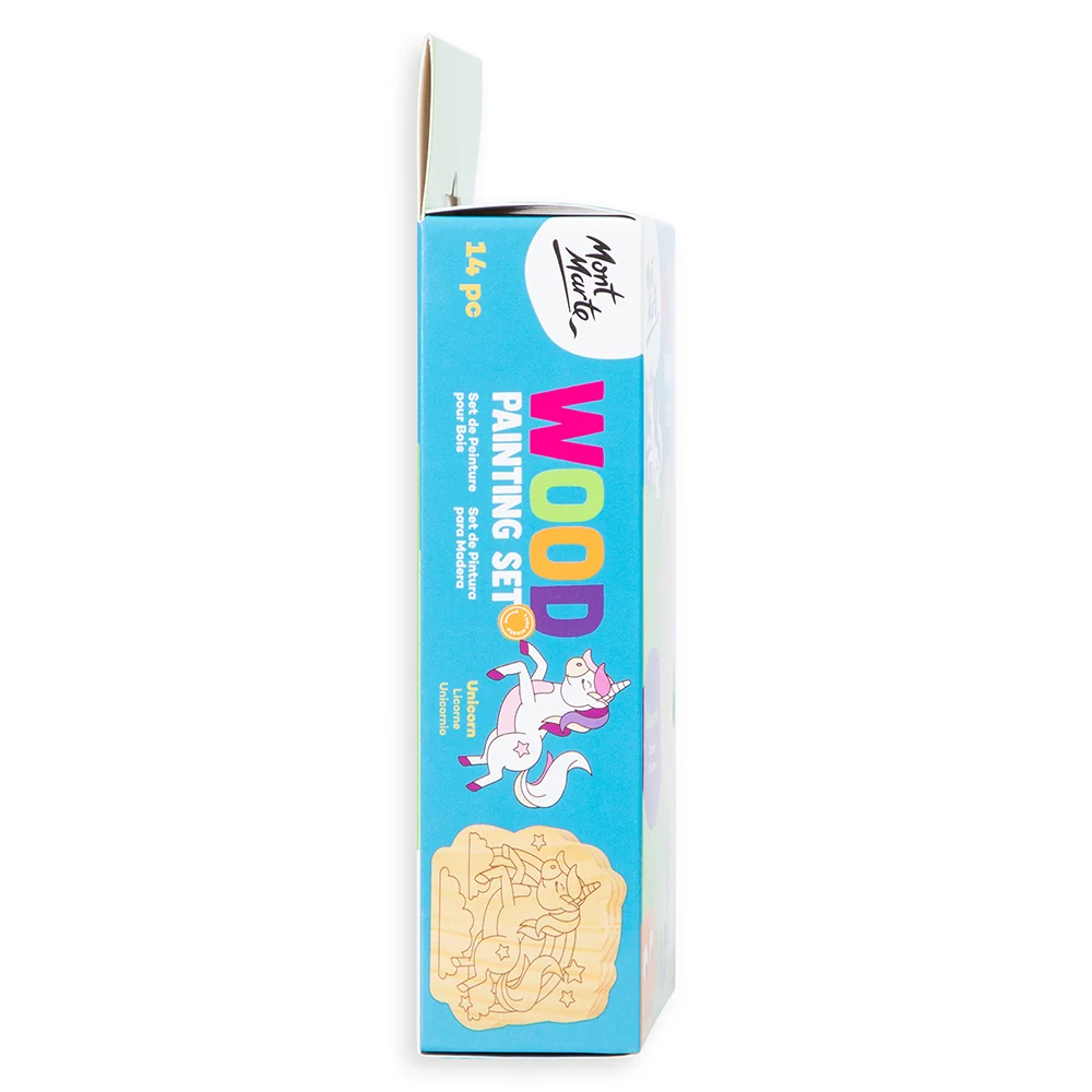 Wood Painting Set 14pc - Unicorn - Image 3