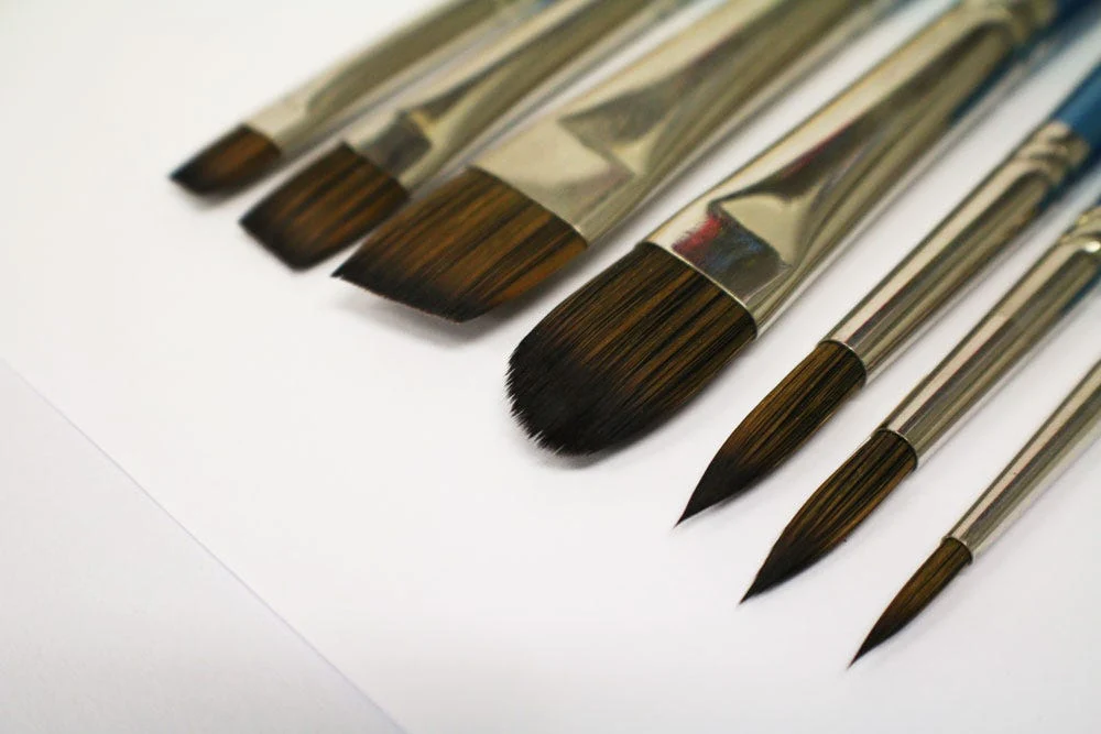 Oil Brush Set Premium 7pc - Image 2