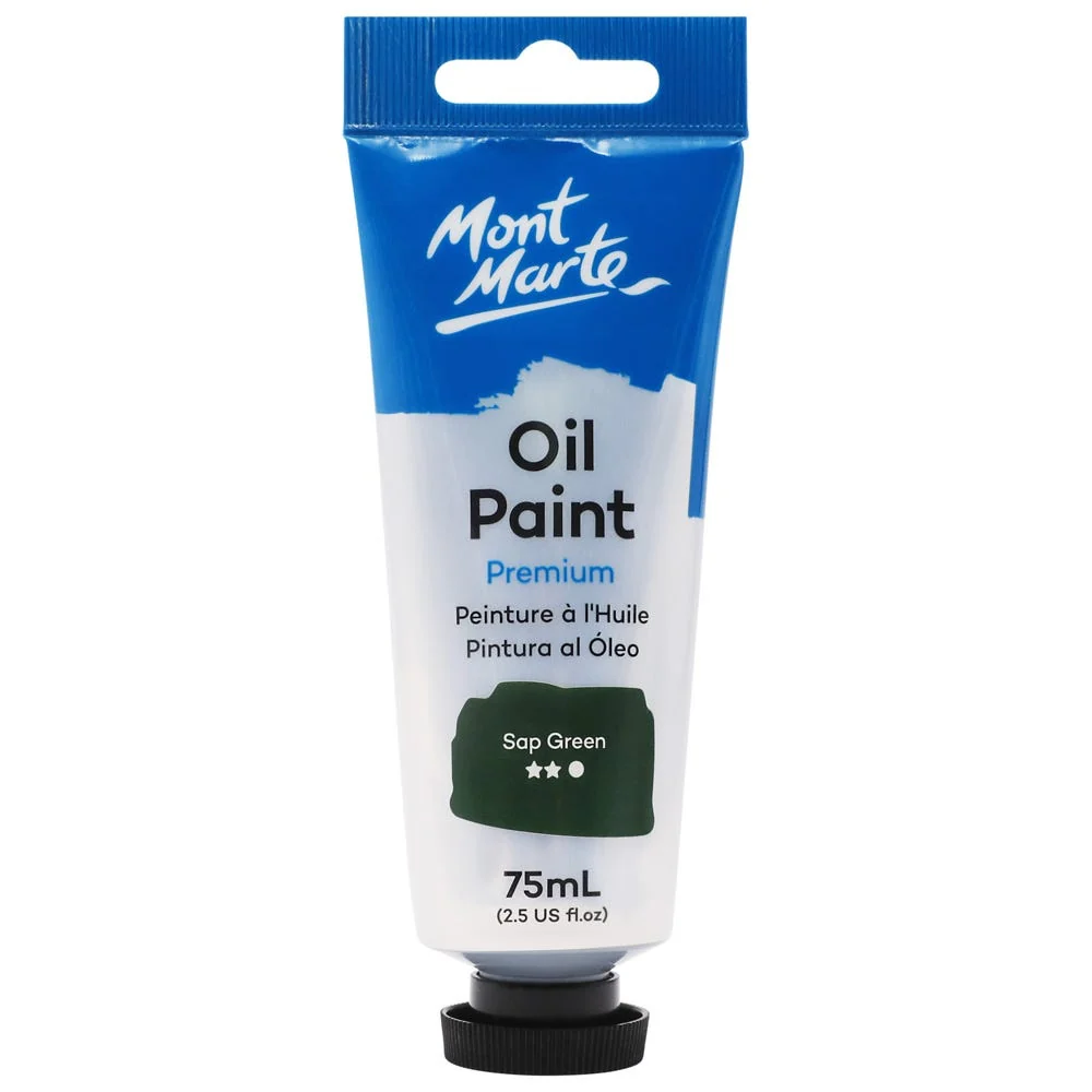Oil Paint Premium 75ml (2.5 US fl.oz) Tube - Sap Green