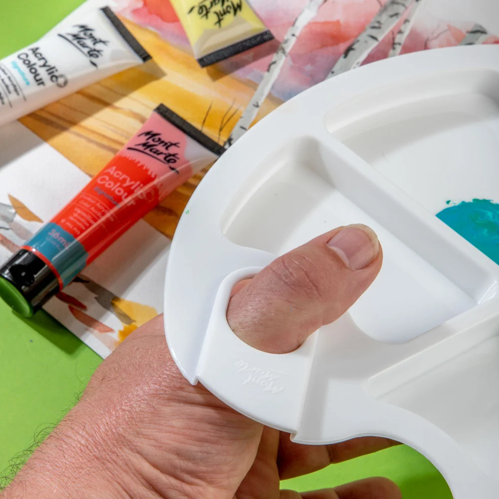 Oval Plastic Palette Discovery 34 x 25cm (13.3 x 9.8in) - Image 6