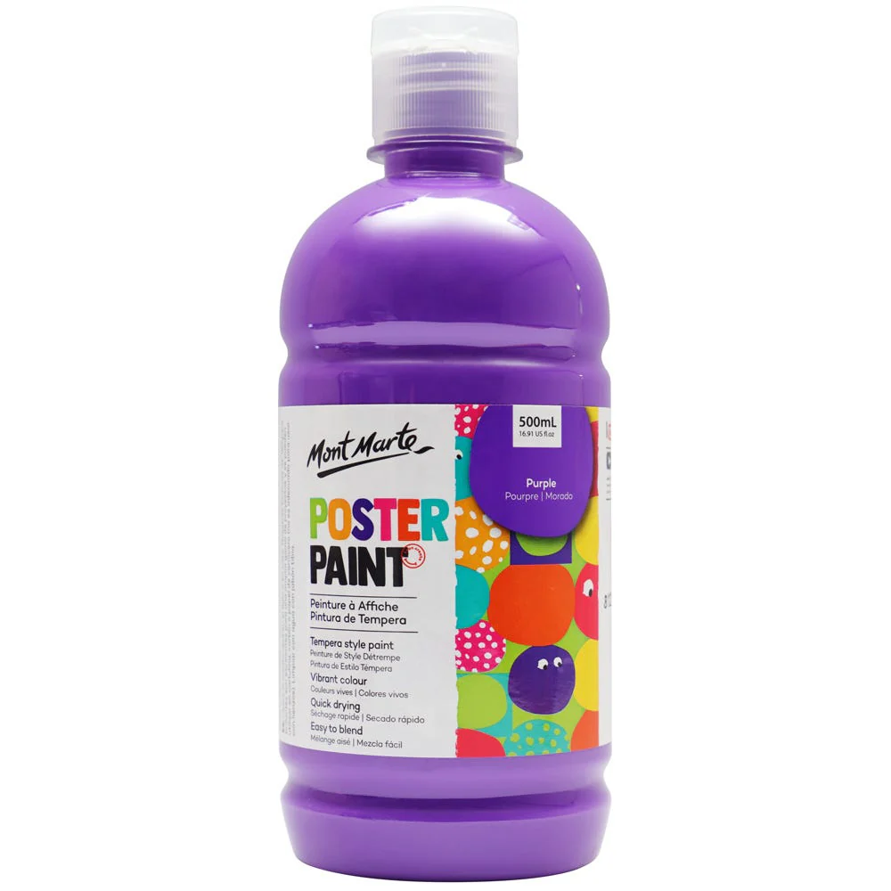 Poster Paint 500ml (16.91 US fl.oz) - Purple