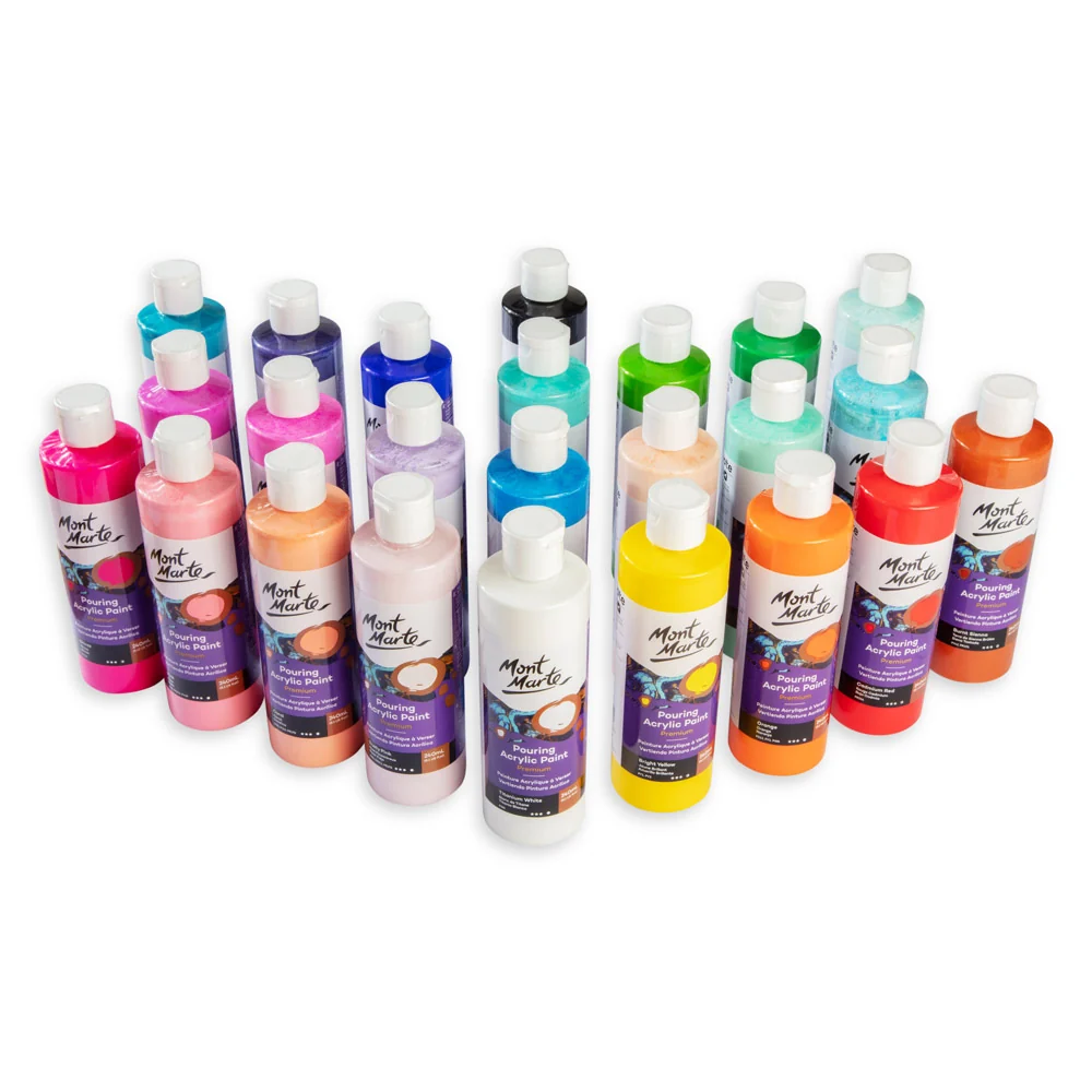 Pouring Acrylic Paint Premium 240ml (8.12 US fl.oz) - Dark Purple - Image 4