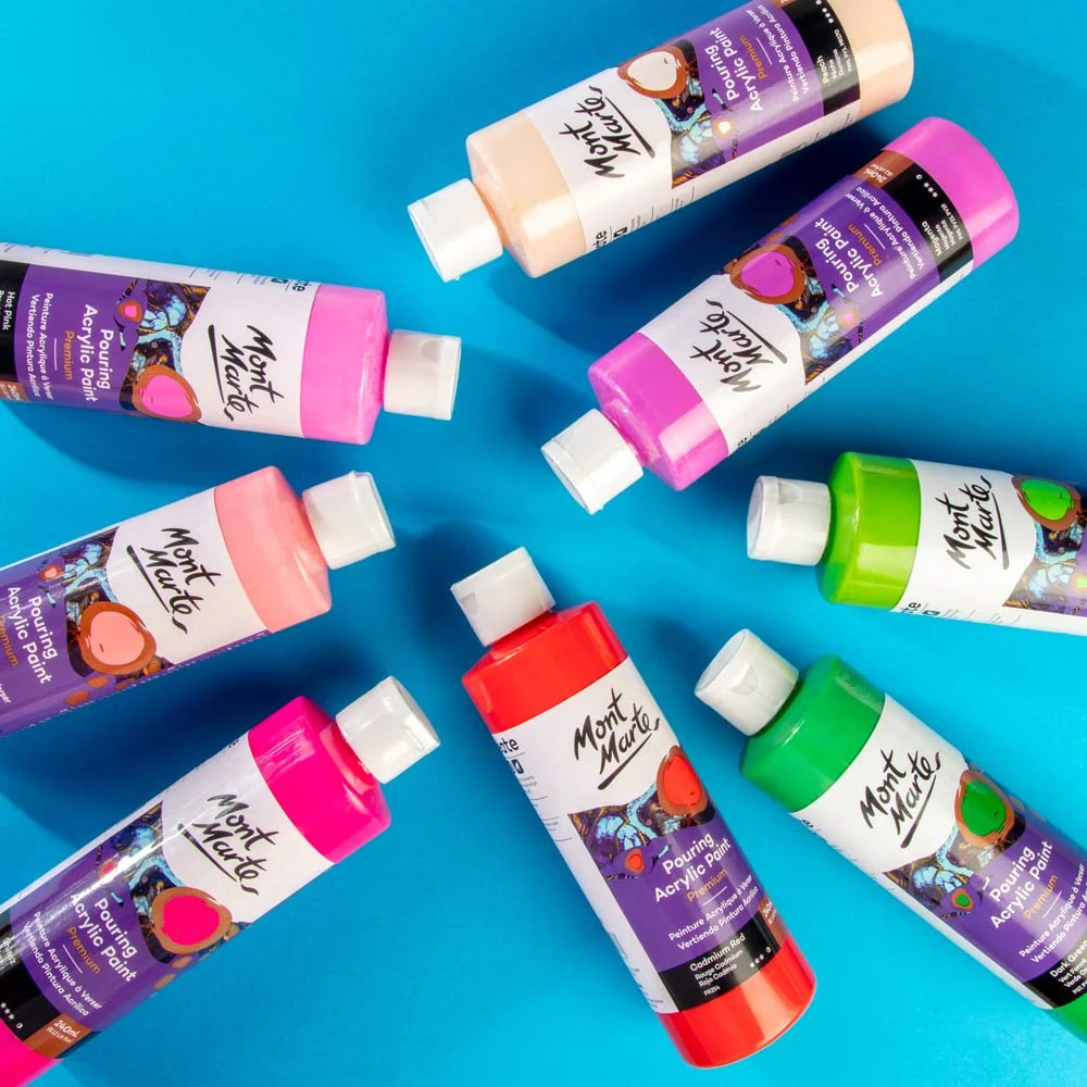 Pouring Acrylic Paint Premium 240ml (8.12 US fl.oz) - Shiraz - Image 4