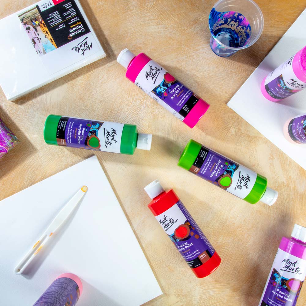 Pouring Acrylic Paint Premium 240ml (8.12 US fl.oz) - Shiraz - Image 8