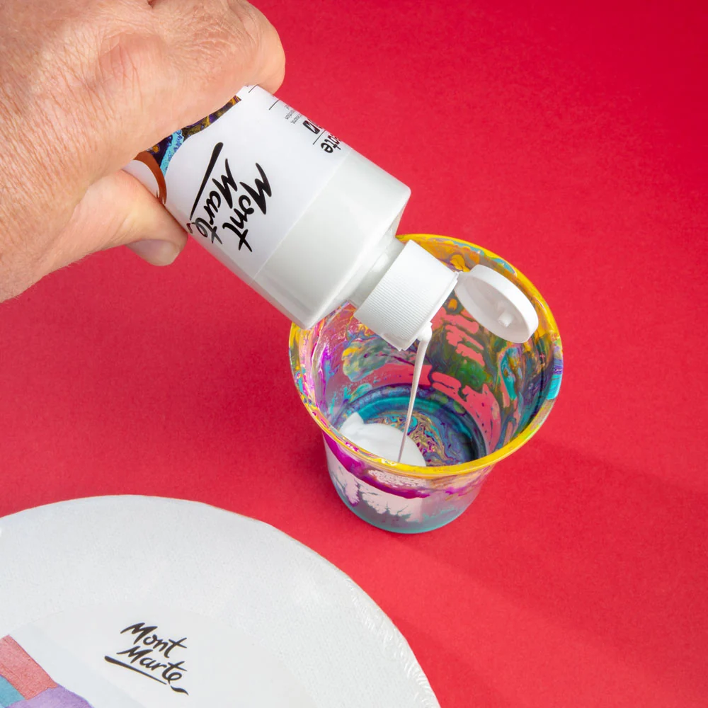 Pouring Acrylic Paint Premium 240ml (8.12 US fl.oz) - Titanium White - Image 4