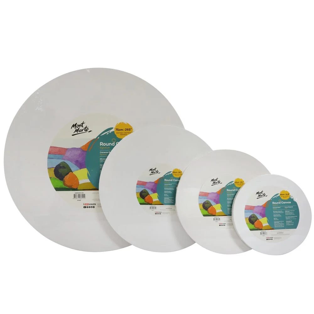 Round Canvas Signature 50cm (19.7in) - Image 5