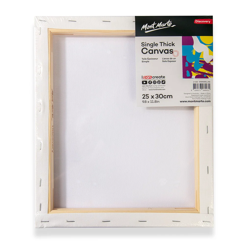 Single Thick Canvas Discovery 25 x 30cm (9.8 x 11.8in) - Image 4