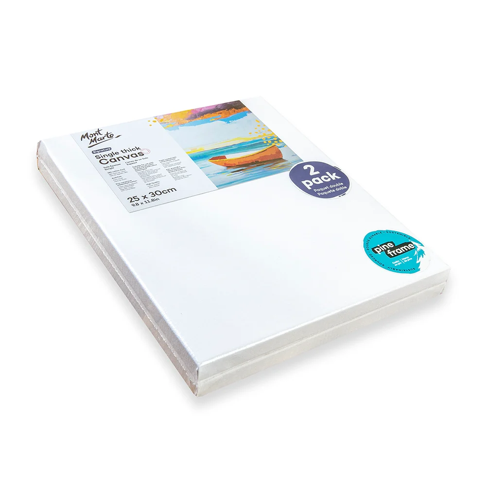 Single Thick Canvas Signature 30 x 40cm (11.8 x 15.7in) 2 Pack - Image 3