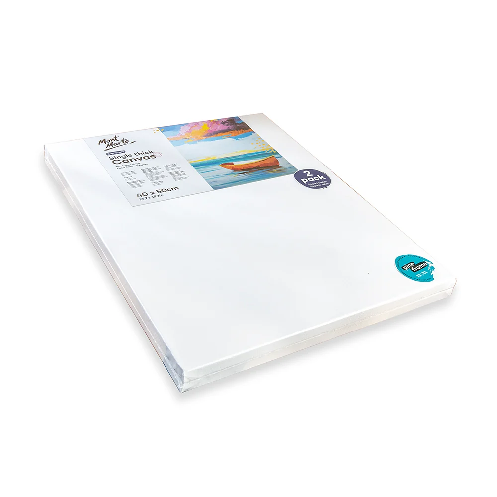 Single Thick Canvas Signature 40 x 50cm (15.7 x 19.7in) 2 Pack - Image 3