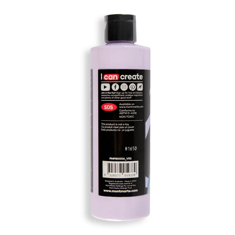 SuperCell Pouring Paint Premium 240ml (8.1 US fl.oz) - Light Purple - Image 4