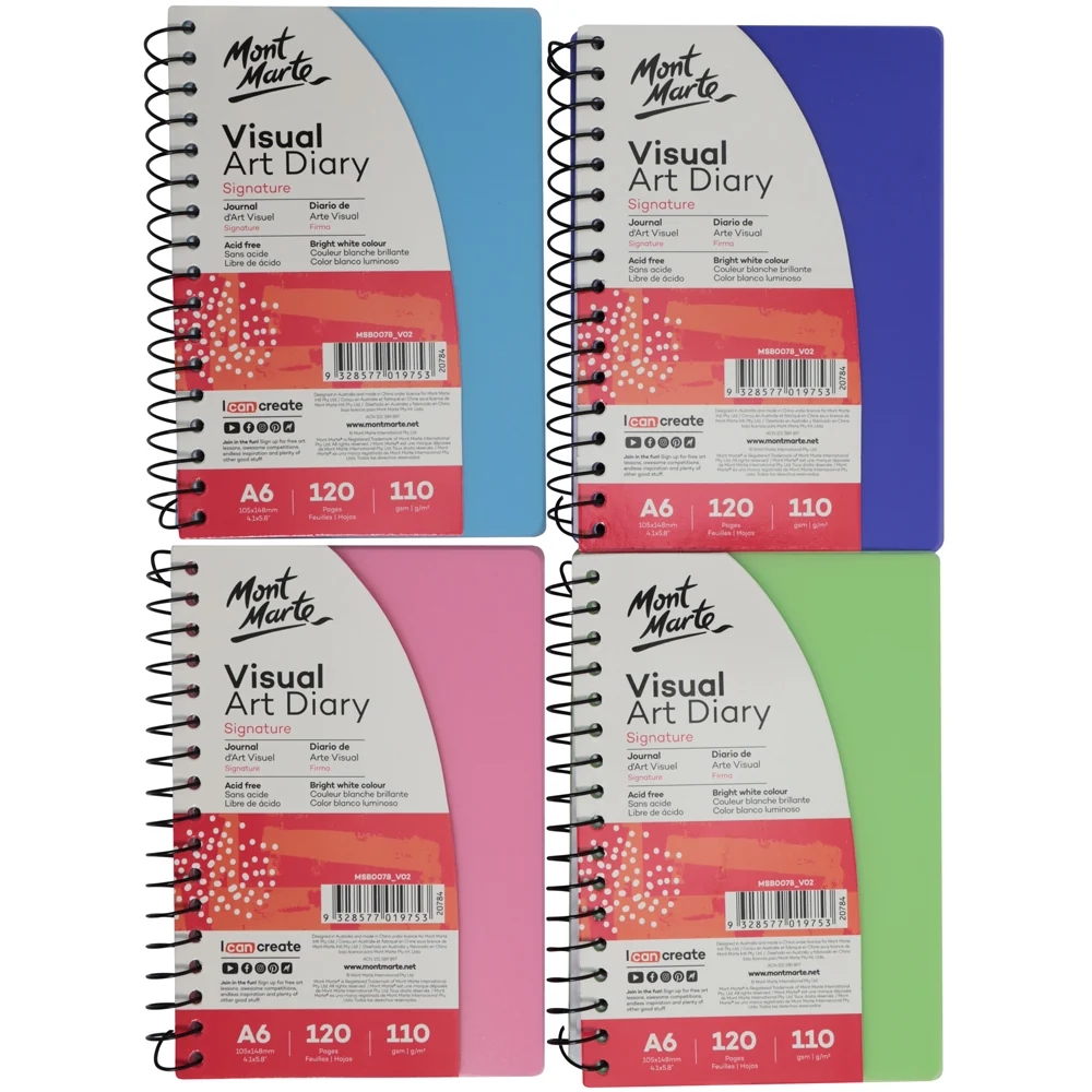 Visual Art Diary Signature A6 120 Pages 110gsm - Image 9