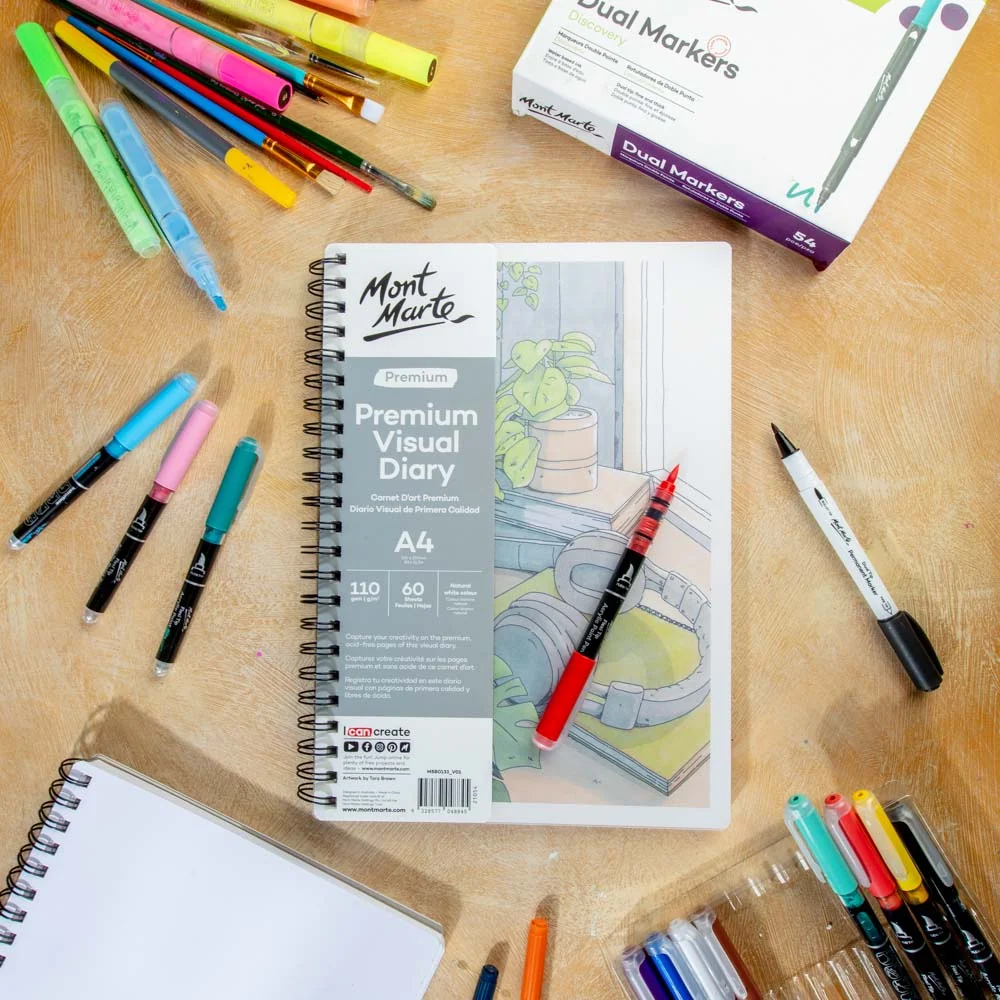 Visual Diary Premium A4 110gsm 60 Sheets - Image 9
