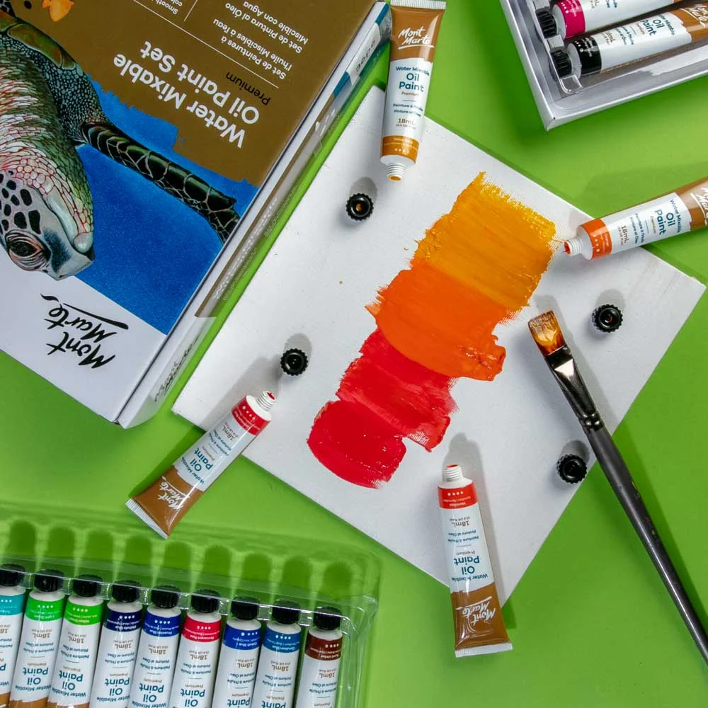 Water Mixable Oil Paint Set Premium 36pc x 18ml (0.6oz) - Image 6