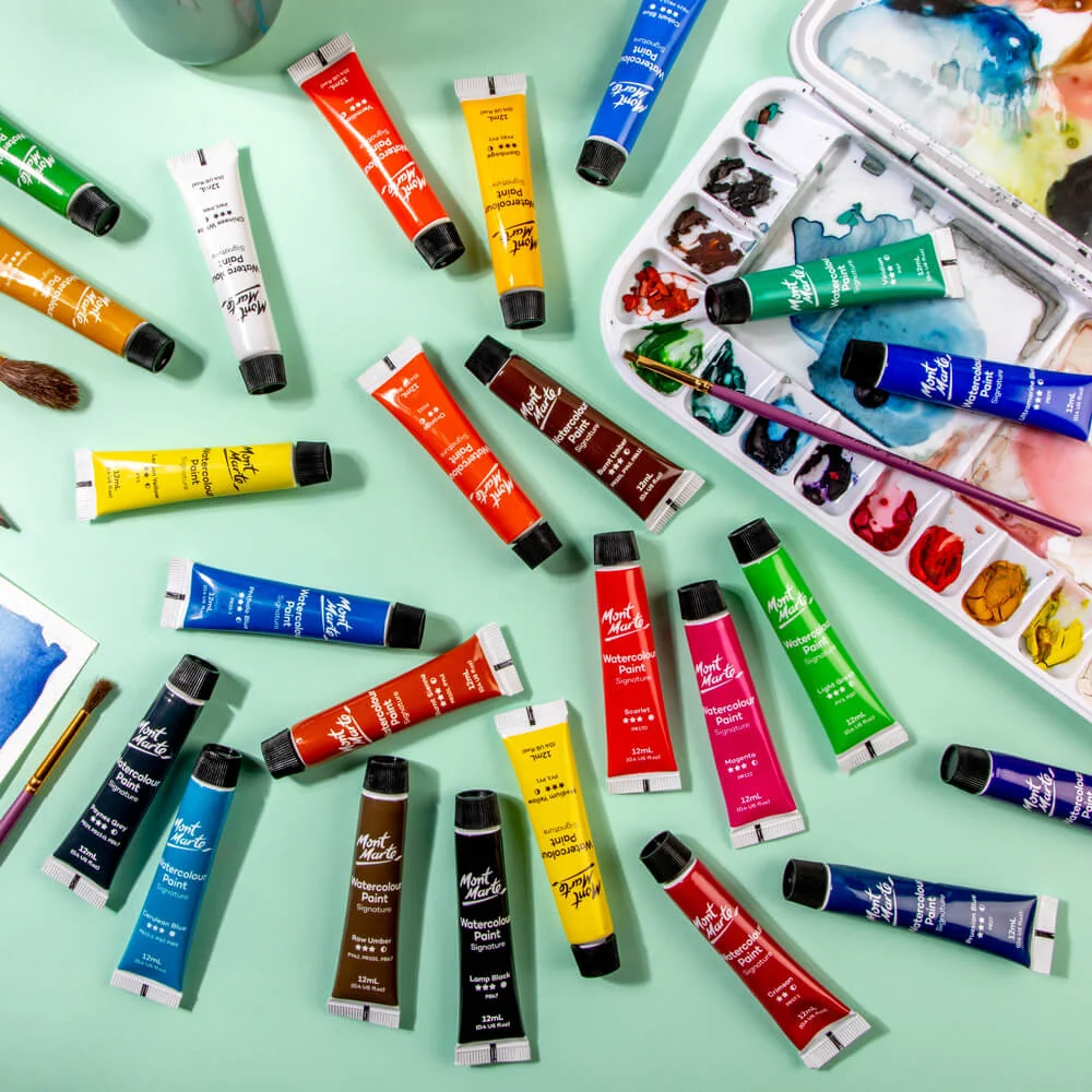 Watercolour Paints Signature 24pc x 12ml (0.4 US fl.oz) - Image 8